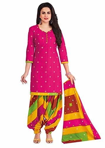 miraan cotton printed readymade salwar suit for women (miraansanran1465l_pink_large)