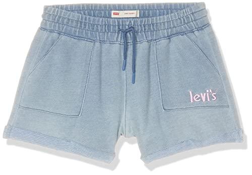 levi's girl's bermuda shorts (41e610-l2i_blue_l)