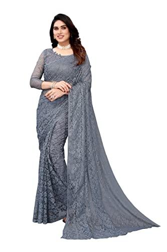 yashika women's jacquard net standard length (abira grey