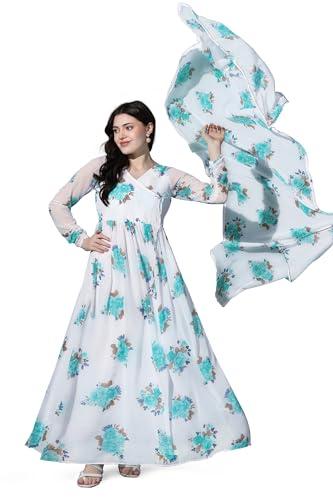 fashion dream women’s georgette printed maxi dresses with dupatta(fdwdrs00202 wht xl_white_xl)