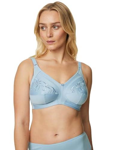 marks & spencer women's cotton wire free modern full coverage bra (60627789015_blue