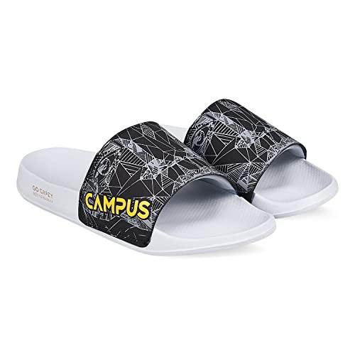 campus men's sl-423 blk/mstd sliders - 7uk/india sl-423