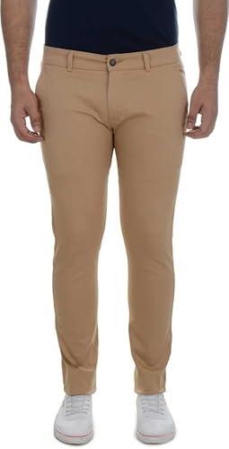 ben martin men's relaxed fit casual trousers (bm-trs-biscuit_30-01) brown