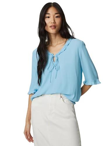 marks & spencer women's regular fit blouse (60639306008_light turquoise