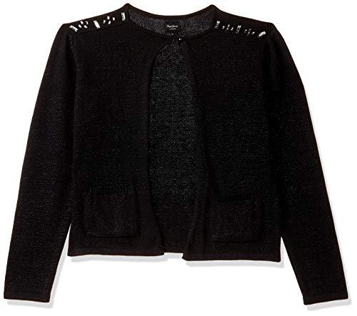 pepe jeans girl's cotton jumper (pigt200349_black_4)