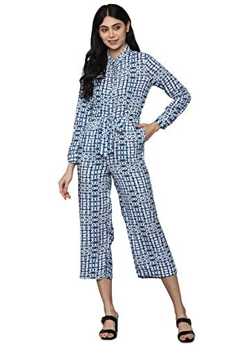 allen solly blue jumpsuit