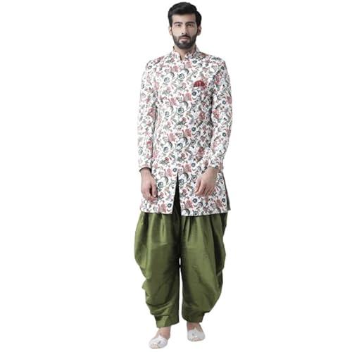 hangup men sherwani indo, color multicolor, size 42 (s58indo112) multicolour