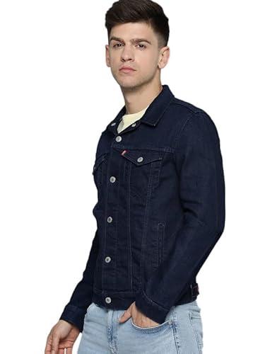 levi's men's a-line coat (a2779-0001_mid indigo_s)