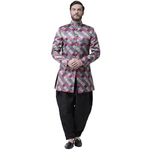 hangup men sherwani indo, color multicolor, size 38 (s35indo112) multicolour