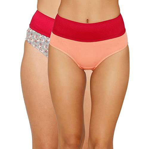 zivame women's cotton elastane classic briefs (pack of 2) (zi2694fashhsast002xl_assorted_2xl)