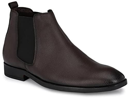 afrojack mens chelsea boot,brown,7 uk