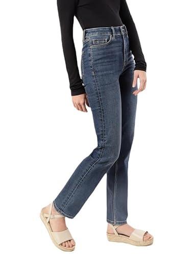 marks and spencer women's regular jeans (t57_7638k_medium indigo_14)