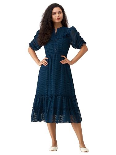 aask knee length dress for women|one piece for women|kurta for women dress for women|dresses for women|women top|kurta set for women|tops for women teal(xl)