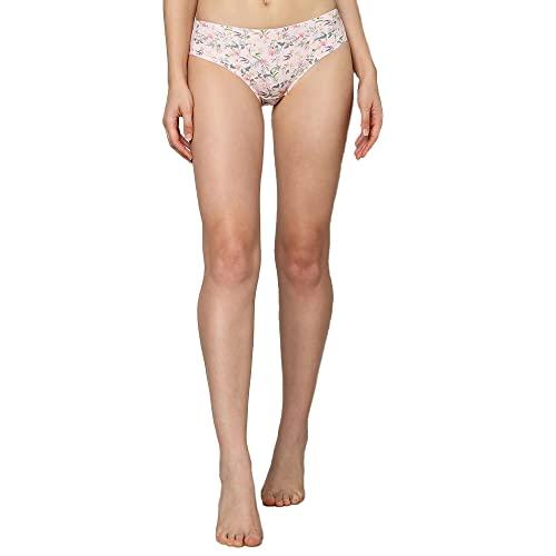 vero moda women's polyamide modern floral briefs (pack of 1) (10289342-pink salt_pink m)