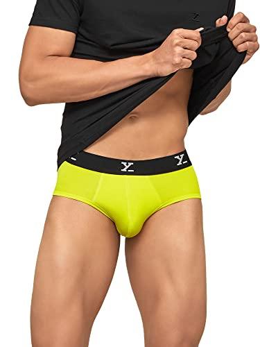 xyxx men's briefs (pack of 1) lime green_m