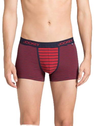 jockey men's cotton trunks (8901326175958_us68-0105-yd002_medium_print yd002)(color may vary)