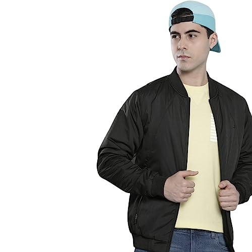 the indian garage co men's slim fit jacket (0222-jkt32-01_black m)