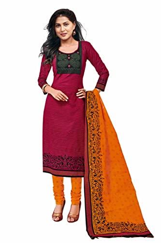 miraan women cotton salwar suit (miraansgpri635m_red_m)