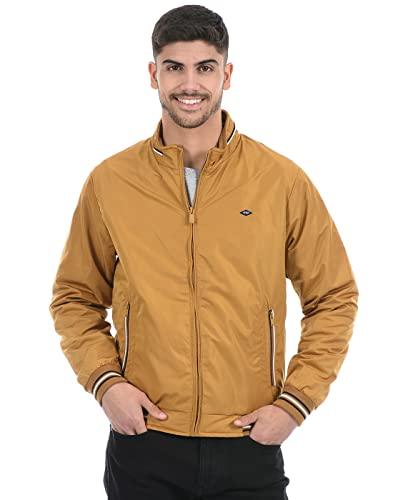 cloak & decker by monte carlo men solid yellow jacket