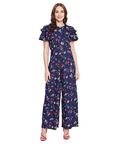 uptownie lite women's maxi jumpsuit (navy blue,large)