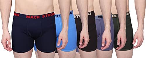 vimal jonney cotton trunks for men, pack of 5-mack_strong_05-85 assorted