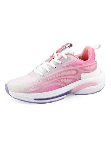 bacca bucci luminara women's lightweight running shoes with glow-in-the-dark feature pink uk 7