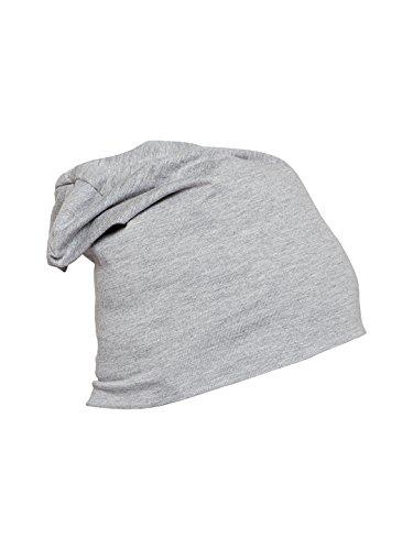 vimal jonney grey cotton blended free size beanie cap for men-cap_melange_01