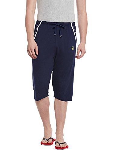 vimal jonney gray cotton capri for men