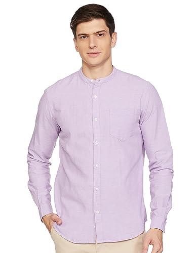 ketch men's slim fit shirt (khsh000145_lavender