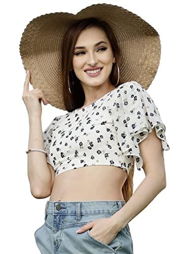 sera women's floral 0 shirt (la2990_off white medium)