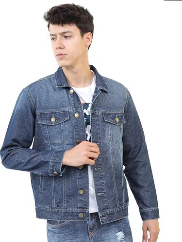 ketch men's trucker jacket (khjk000072_navy