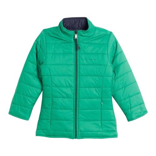 okane girls solid nylon reversible jacket