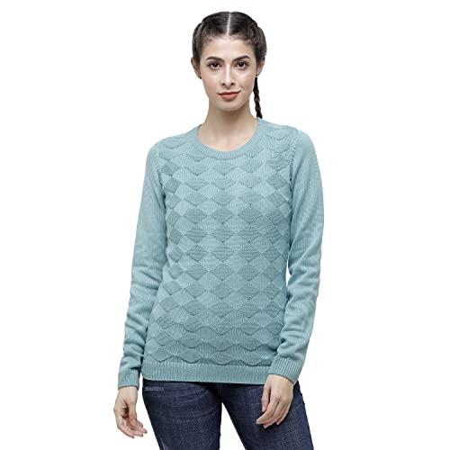 98 degree north green self design round sweaters-g1126-seagreen_xl