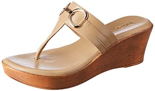 inc.5 comfort wedges thong sandal for women_990127_beige_4_uk