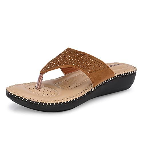 centrino brown sandal for women 2855-2