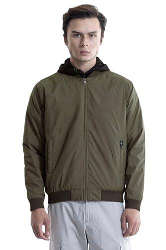 snitch solid sparkie olive bomber jacket