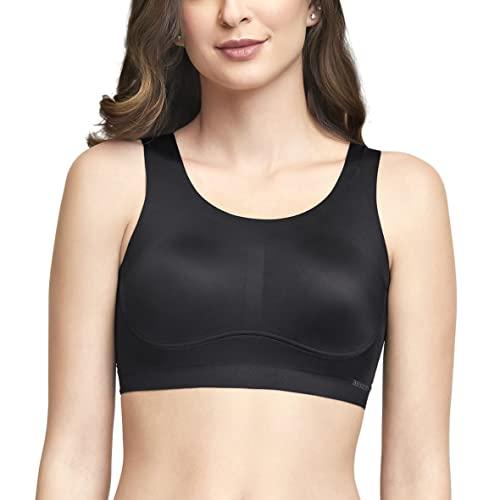 amante scoop neck cami bra - removable pads, black