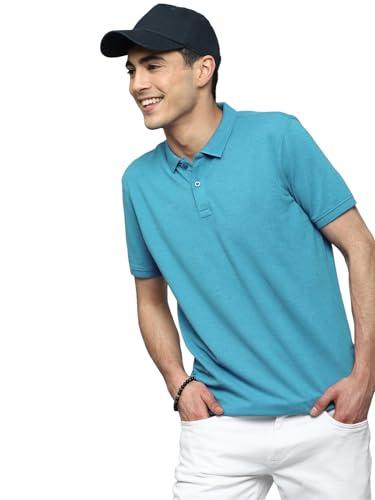 siril men's regular fit poly lycra polo t-shirt | men polo shirt | half sleeve collar t-shirt (561tk7704a-36_light blue)