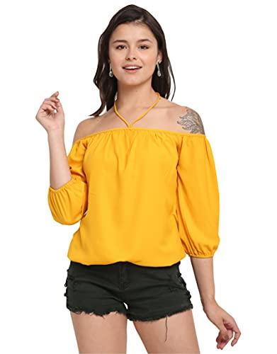 rajnandini women's top (joplroly03a-xxl_yellow_xx-large, regular fit)