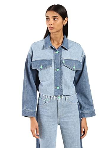 levi's women's a-line coat (a2401-0000_indigo_l)