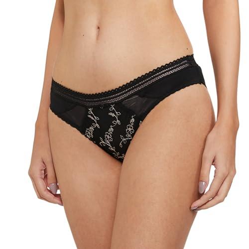 marks & spencer womens polyester classic briefs (pack of 1) (t61_5117n_black_10)