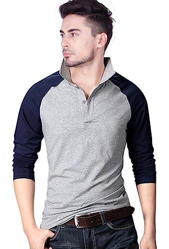 peppyzone men's cotton polo neck tshirt for men (3xl, navy blue)