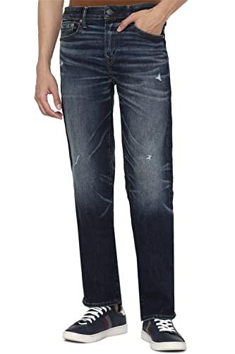 american eagle men blue airflex+ original bootcut jean