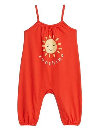 pure cotton sunshine romper (0-3 yrs) t782153bsun glow (9-12 months)