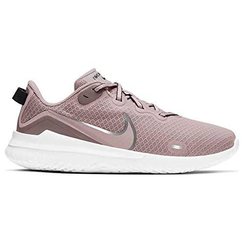 nike women's wmns renew ride stone mauve/metallic silver-black running shoes - 3 uk (36 eu) (5.5 us) (cd0314-200)