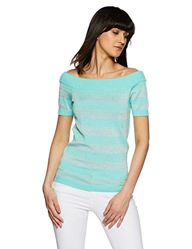 united colors of benetton women's sweater (18p1098e8002i_aruba blue_xs)