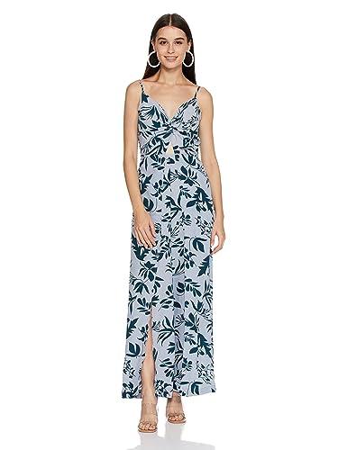 ketch polyester womens sleeveless casual fit jump suit floor length dress (khjs000016_blue