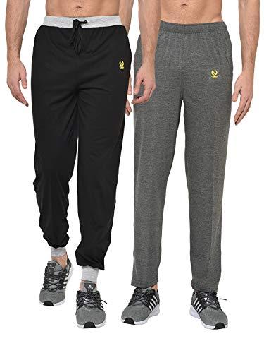 vimal jonney men's slim fit trackpants (pack of 2) (d9_blk_d10_ant_0002-xl_multicolored_x-large)