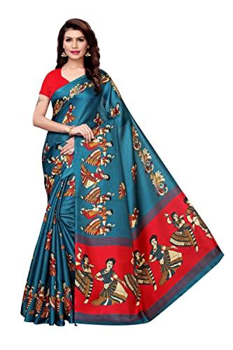 yashika women's silk saree with blouse piece (sdpl-kathak_rama_fs_rama)