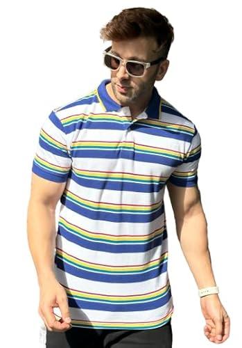 gritstones men white color block cotton blend polo t-shirt (gshspl3118nvyyelwht_xxl)